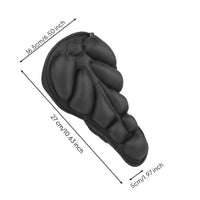 Inflatable Bike Seat Cover Portable 3D Shock Absorbing Bike Seat Cushion Easy Installation Saddle Cushion for Long-Distance Riders, Commuters