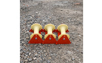 Heavy-Duty Cable Laying Pulley High-Capacity Triple Cable Roller Long-Lasting Wire Guide Wheel Corrosion-Resistant for Workshops