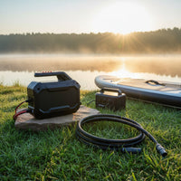 Electric Paddle Board Pump Auto Shutoff Stand-up Paddleboard Pump Deflation Mode Inflation Gear for Outdoor, Travel