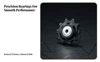 Rear Derailleur Pulley Strong Compatibility Cycle Guide Wheel Bike Guide Wheel Long-Lasting Drivetrain Part Anti-Rust