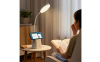 Desk Lamp with Pen Holder Touch Control LED Desk Lamp with Phone Stand Table Light Dimmable 3 Color Modes for Students