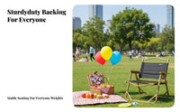 Foldable camp chair simple setup Up Lightweight Folding Chair No Assembly Required Outdoor Furniture Sturdy Frame for Beachtravelingers, al fresco diningkers, Camping, Fishing, al fresco dining, Backyard