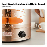 Keep Warm Function Electric Water Boiler Automatic Boiling Electric Hot Water Dispenser Quick Heating Large Capacity Insulated Barrel Adjustable Temperature Control for Restaurant Employees, Deactivate Ice Workers, Restaurants, Deactivate Ices