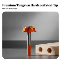 Depth-Limited Wood Hole Cutter Sharp Edges Door Board Hole Cutter Positioning Woodworking Tool Sturdy