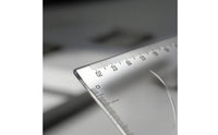 Clear Nautical Chart Plotting Instrument Flat Marine Chart Drafting Tool Sturdy Navigation Ruler Long-Lasting for Students