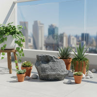 Imitation Volcanic Stone Natural Look Foam Landscape Rock Grey Foam Stone Copy Versatile Garden Decoration Long-Lasting