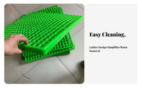 gnawResistant Slatted Footrest mat Easy to Clean Hutch Liner Non-Slip Surface enclosure Floor Mat cleanable Reusable for Small pet Owners, Playpens