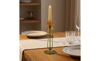 High-Temperature Fired Iris Flower Candle Holder Translucent Iris Candle Holder Floral