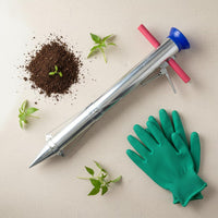 Manual Vegetable Planter No-Bend Design Stainless Steel Vegetable Transplanter