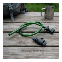 Hygienic Dust Cover Mouthpiece Valve Hydration Tube Water Bladder Drinking Hose Hydration Pack Replacement Tube for Hikers, Cyclists, Runners, Hiking, Outdoor, Camping, Mountaineering