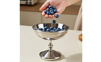 Footed Dessert Cup with Stem Mirror Polished Stainless Steel Dessert Bowl Shatterproof Ice Cream Cups Metal for Hosts, Caterers, Dinner Parties, Cafes, Weddings
