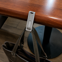 Titanium Alloy Portable Bag Hanger Hook Keychain for Tables