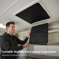 2 Pieces RV Vent Insulator 4-Layer Construction RV Roof Vent Insulator Thermal Insulation Reflective Skylight Cover for Camping, Travel