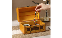 Chinese Design Decorative Box Handmade Antique Design Keepsake Box Portable Jewelry Organizer Handmade for Women, Dresser Top