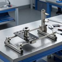 Saw Grinding Machine Bracket Stable Angle Stand with Sliding Assembly Quick Angle Stand for Hobbyists