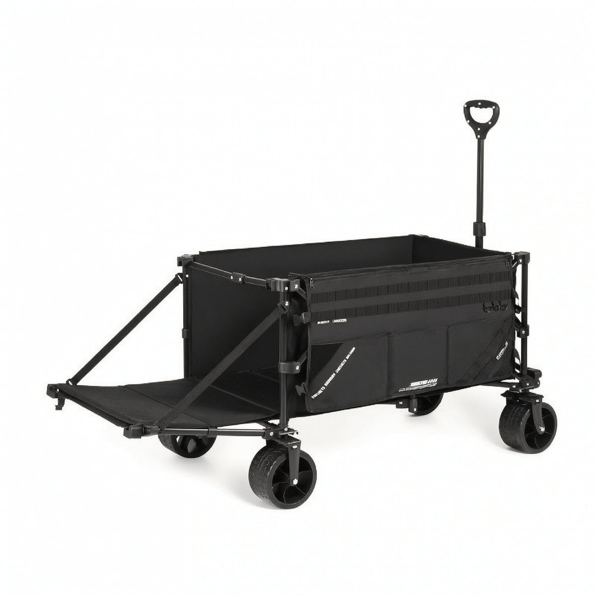 Wagon with Folding Tailgate Portable Folding Outdoor Utility Cart Compact Outdoor Utility Cart for Camp