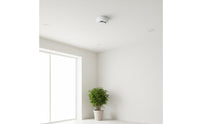 Fire Alarm High Sensitivity Standalone Fire Alarm Battery Operated Fire Alarm Easy Installation Round Ceiling Fire Monitor