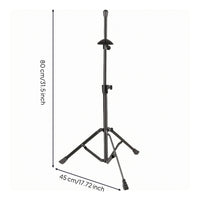 Trombones Stand Metal Adjustable Trombones Stand Non-Slip Base Instrument Support