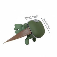 Portable & Lightweight Hands-Unrestricted Neck and Shoulder Massager Ergonomic Design Bionic Hand Neck Massager Rechargeable Adjustable Intensity for Office Workers, Travel, Home