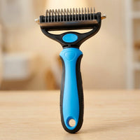 Cat Brush and Pet Hair Remover for Shedding, Stainless Brushes for Grooming, Soft TPE Rubber Dog Washing Brush for Short Hair