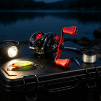 Reel Left-Hand Fast Retrieve Long Distance Casting Reel for Bass Fishermen, Anglers, Freshwater Fishing