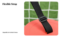Adjustable Straps Hanging Soccer Target Lightweight & Portable Soccer Goal Target High-Visibility Colors for Coaches, Kids