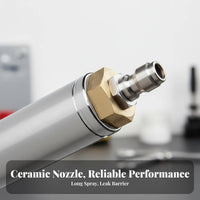 1/4" Quick Connect 360 Degree Rotate Nozzle Ceramic Core Rotating Pressure Washer Nozzle Rust Resistant for Professionals