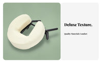 Portable U-Shaped Headrest Foldable Portable Massage Headrest Space-Saving Adjustable Face Cradle for Home Users, Adults, Beauty Salon, Spa, Bedroom
