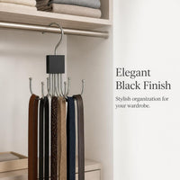 Multi-functional Rotating 6-Claw Belt Hanger for Scarves, Hats, and Ties