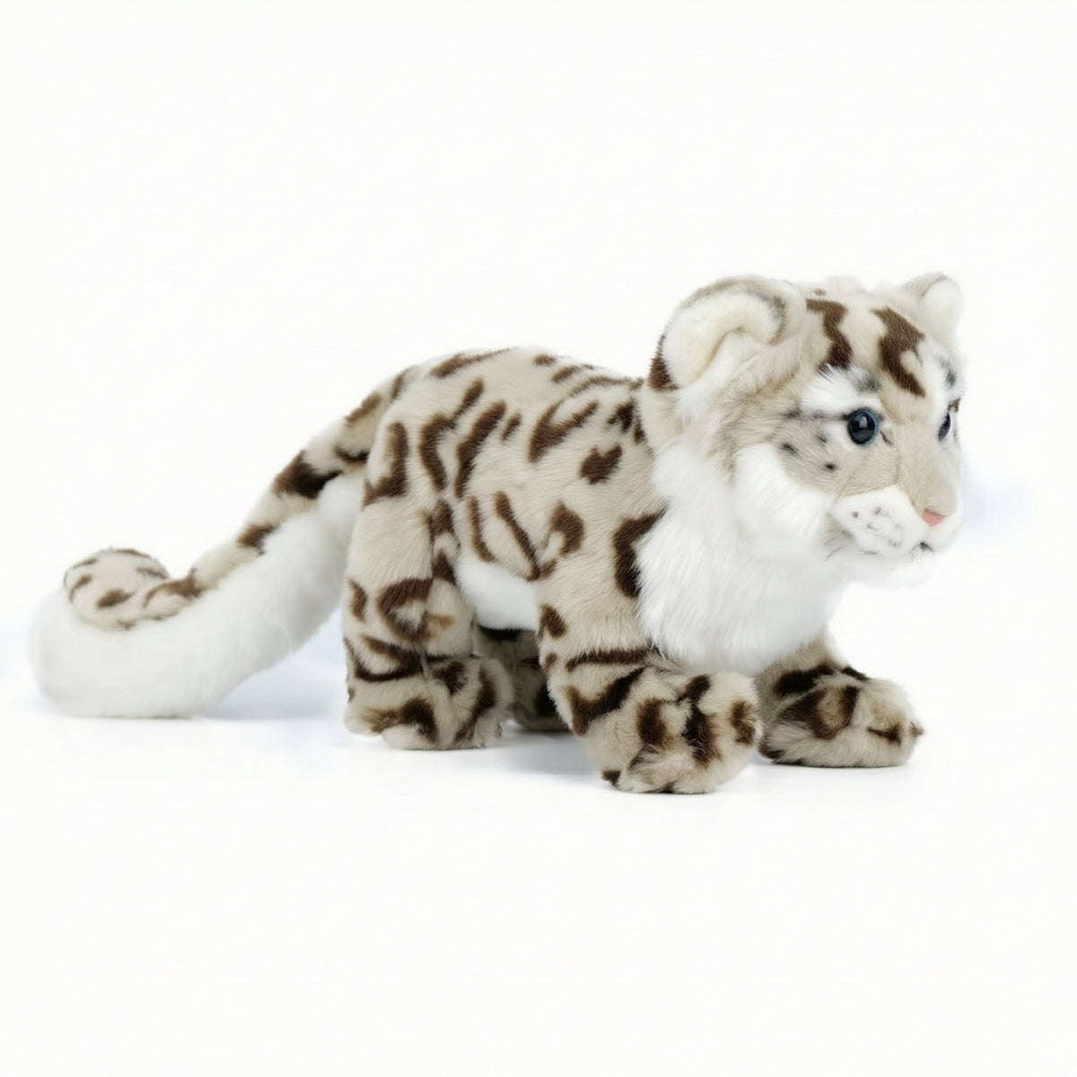 Snow Leopard Stuffed Animal Fuzzy Toy Adorable for Collectors