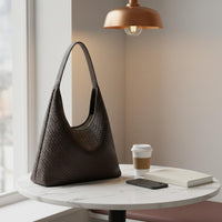 Woven Tote Bag Retro Design Large Capacity Tote Bag Soft for Commute, Work
