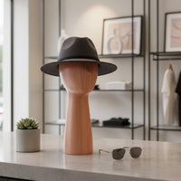 Mannequin Head Fiberglass Hat Display Head Adult Size for Boutique, Shop Window