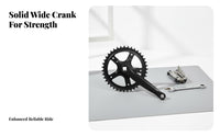 Single Speed Crankset Pant Leg Protection Chainring Guard Single Chainring Crankset Wear Resistant Bike Crank Limb Set