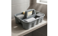 Carrier Shallow Divided Cleaning Carrier Divided Storage Basket