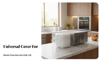 Kitchen Appliance Dust Cover Dustproof Small Appliance Protector Extra Large Clear Dust Cover for Homemakers, Renters, Home, Moving, Storage