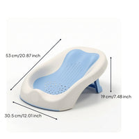 Baby Bath Support Foldable Baby Bath Seat Easy to Store Reclined for Newborn, Bathroom, Nursery