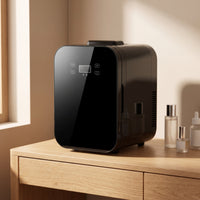 8-Liter Portable Mini Fridge Compact Mini Fridge with Warmer Versatile Thermoelectric Cooler Low-Noise for Dorm Room, Desk