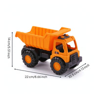 Sandbox Playset with Construction Vehicles Plastic Beach Sand Toys Toy Truck with Scoop Molded Sand Play Set Bright for Children