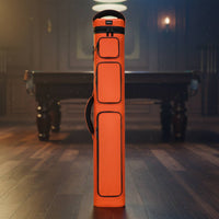Lightweight 8-Hole Cue Case Double Shoulder Straps Pool Cue Case External Pockets Pool Stick Bag Waterproof for Travel
