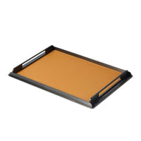 Rectangular Tray with Handles Decorative for Coffee Table, Reception