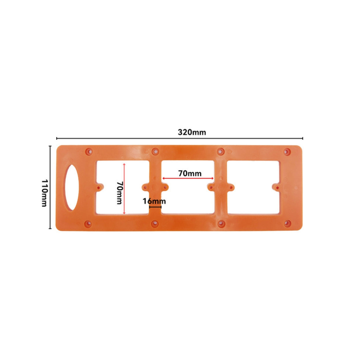 Socket Cutout Template Accurate Switch Cutout Template Easy to Use