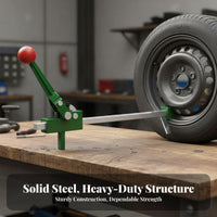 Thickened Slide Rail Manual Tire Expander High Quality Steel Tire Spreader Tool Labor-Saving Design for Mechanics, Auto Repair Shop, Garage