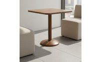 Nordic Design Small Round Table and Chairs Set Space Saving 3 Piece Dining Set Long-Lasting for Balcony, Cafe, Reception Area