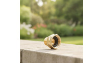 Hose Fitting with Washer Brass Hose Adapter Pipe Adapter Leak Proof Corrosion Resistant for Gardeners, Garden, Irrigation