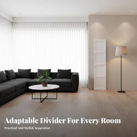 Nordic design Geometric Panel separater Modern Design Folding Screen Movable Privacy Partition Freestanding for Business Owners, Interior Designers, Entryway, Restaurant, Retail shop, Studio Apartment