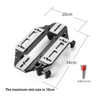 Hinge Mortising Jig CompleteOne Door Hinge Jig for Installers, DIY Hobbyists, Carpentry, Cabinet Making