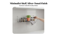 Rail-Mounted Shelving Unstainless steel tantismudge-resistant dual-slot channel Upright Rail for Renters