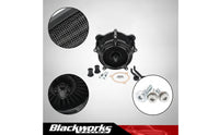 Air Filter with Mounting Accessories Aftermarket Air Cleaner with Mounting Hardware Round CNC for Motorcyclists, Garage Install