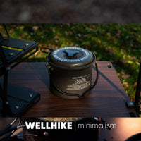 WELLHIKE Tactical Hanging Pot 1.4L Lightweight Camping Cookware