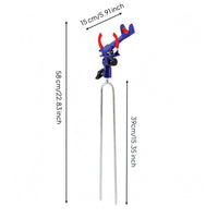 Self-Locking Fishing Rod Holder Portable Adjustable Fishing Rod Holder Detachable  for Ground